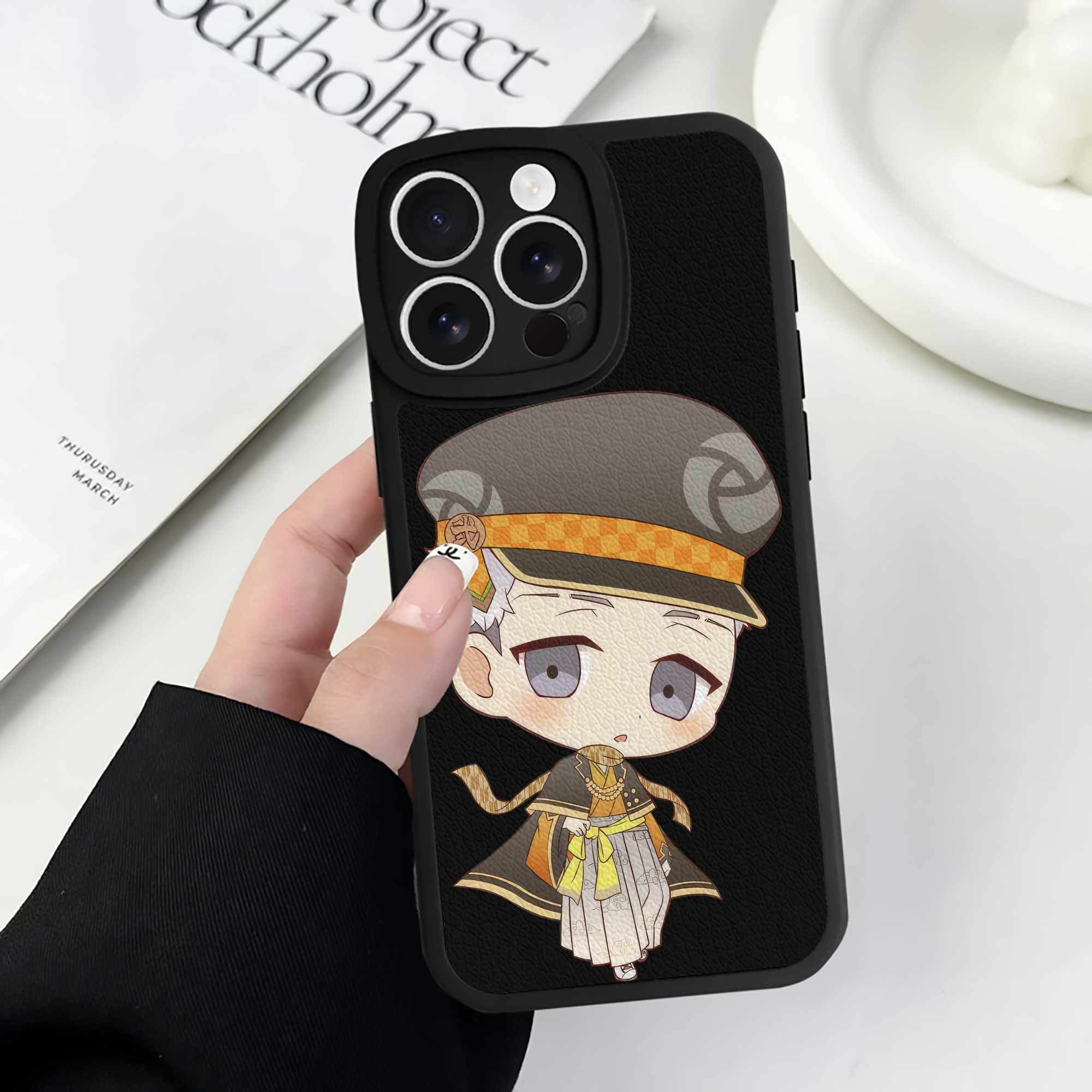 （画像用） 東京リベンジャーズ Tokyo Revengers 【iPhone 16シリーズ対応】シリコンスマホケース（レザー調） 材質：シリコン